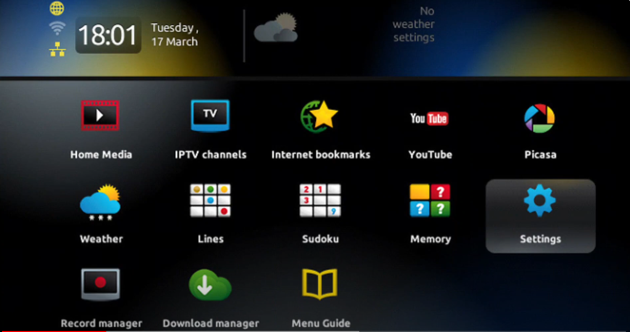 Configurer IPTV sur MAG BOX